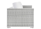 EEI-4305-LGR-WHI Convene Outdoor Patio Sofa By Modway