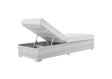 EEI-4307-LGR-WHI Convene Outdoor Patio Chaise By Modway