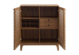 EEI-4311-WAL Render Bar Cabinet By Modway