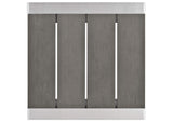 EEI-4322-SLV-GRY-SET Shore 7 Piece Sunbrella® Fabric Outdoor Patio Aluminum Set By Modway
