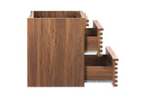 EEI-4338-WAL Render 24" Wall-Mount Bathroom Vanity Cabinet - Sink Basin Not Included - By Modway