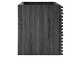 EEI-4339-CHA Render 36" Wall-Mount Bathroom Vanity Cabinet - Sink Basin Not Included - By Modway