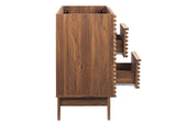 EEI-4341-WAL Render 48" Single Sink Compatible - Not Included - Bathroom Vanity Cabinet By Modway