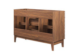 EEI-4342-WAL Render 48" Double Sink Compatible - Not Included - Bathroom Vanity Cabinet By Modway