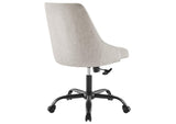 EEI-4371-BLK-BEI Designate Swivel Upholstered Office Chair By Modway