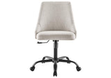 EEI-4371-BLK-BEI Designate Swivel Upholstered Office Chair By Modway