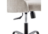 EEI-4371-BLK-BEI Designate Swivel Upholstered Office Chair By Modway