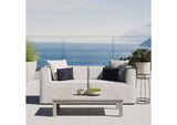 EEI-4377-WHI Saybrook 2-Piece Outdoor Patio Upholstered Sectional Sofa Loveseat By Modway