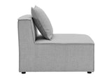 EEI-4379-GRY Saybrook 3-Piece Outdoor Patio Upholstered Sectional Sofa By Modway