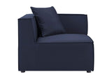 EEI-4379-NAV Saybrook 3-Piece Outdoor Patio Upholstered Sectional Sofa By Modway