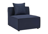 EEI-4380-NAV Saybrook 4-Piece Outdoor Patio Upholstered Sectional Sofa By Modway