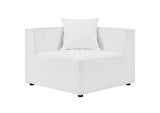 EEI-4383-WHI Saybrook 6-Piece Outdoor Patio Upholstered Sectional Sofa By Modway