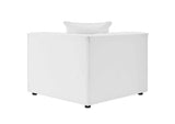 EEI-4386-WHI Saybrook 6-Piece Outdoor Patio Upholstered Sectional Sofa By Modway