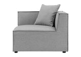 EEI-4388-GRY Saybrook 8-Piece Outdoor Patio Upholstered Sectional Sofa By Modway