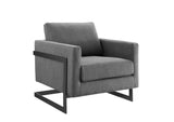 EEI-4391-BLK-CHA Posse Upholstered Fabric Accent Chair By Modway