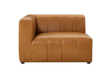 EEI-4397-TAN Bartlett Vegan Leather Left-Arm Chair By Modway