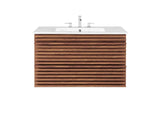 EEI-4436-WAL-WHI Render 36" Wall-Mount Bathroom Vanity By Modway