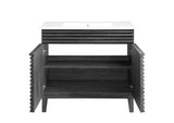 EEI-4437-CHA-WHI Render 36" Bathroom Vanity By Modway