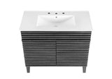 EEI-4437-CHA-WHI Render 36" Bathroom Vanity By Modway