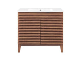 EEI-4437-WAL-WHI Render 36" Bathroom Vanity By Modway