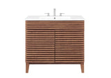 EEI-4437-WAL-WHI Render 36" Bathroom Vanity By Modway
