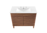 EEI-4437-WAL-WHI Render 36" Bathroom Vanity By Modway