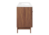 EEI-4439-WAL-WHI Render 48" Single Sink Bathroom Vanity By Modway