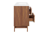 EEI-4439-WAL-WHI Render 48" Single Sink Bathroom Vanity By Modway