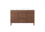 EEI-4441-WAL-WHI Render 48" Double Sink Bathroom Vanity By Modway