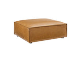 EEI-4496-TAN Restore Vegan Leather Ottoman By Modway
