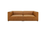 EEI-4513-TAN Bartlett 2-Piece Vegan Leather Loveseat By Modway