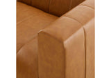 EEI-4521-TAN Bartlett 5 Piece Vegan Leather Sectional Sofa By Modway
