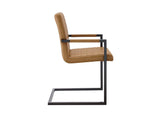 EEI-4522-TAN Savoy Vegan Leather Dining Chairs Set Of 2 By Modway