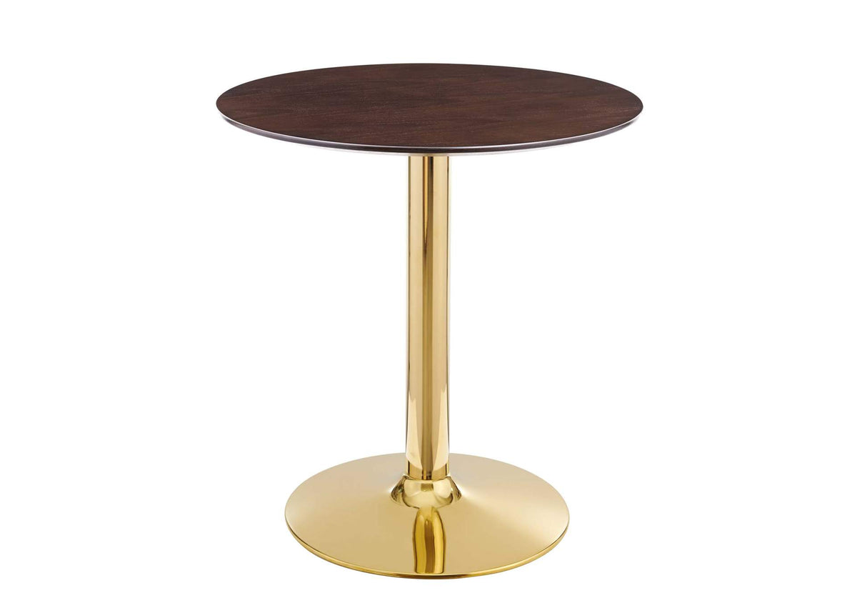 EEI-4551-GLD-CHE Verne 28" Dining Table By Modway