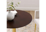 EEI-4551-GLD-CHE Verne 28" Dining Table By Modway