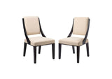 EEI-4553-BEI Cambridge Upholstered Fabric Dining Chairs Set Of 2 By Modway
