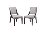 EEI-4553-LGR Cambridge Upholstered Fabric Dining Chairs Set Of 2 By Modway