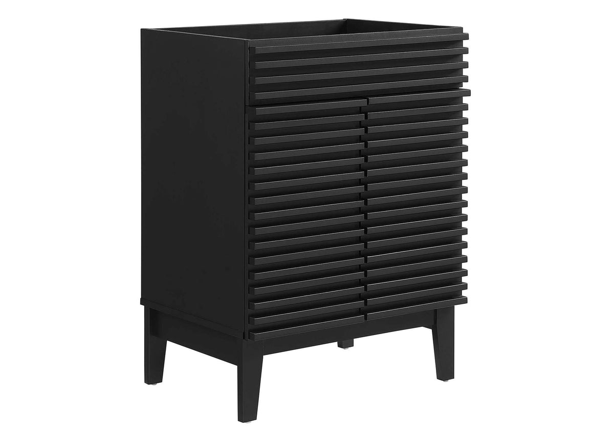 EEI-4598-BLK Render 24" Bathroom Vanity Cabinet - Sink Basin Not Included - By Modway