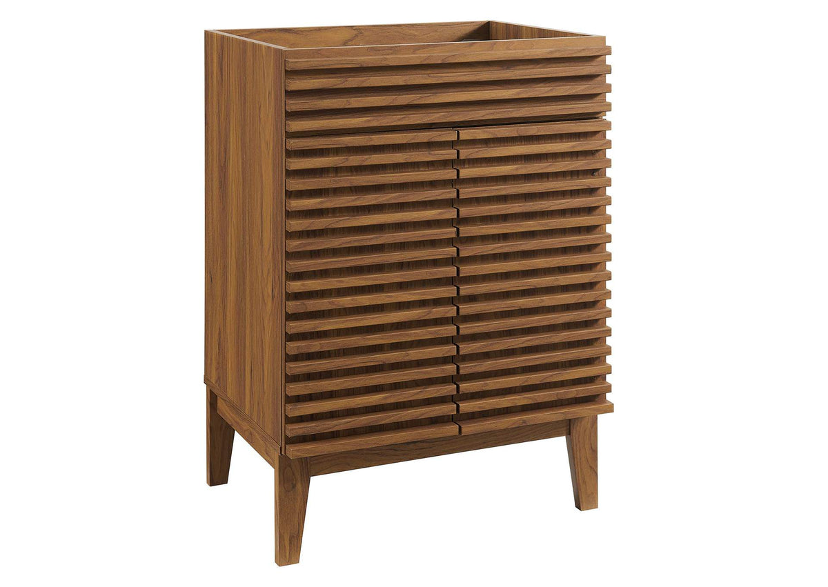 EEI-4598-WAL Render 24" Bathroom Vanity Cabinet - Sink Basin Not Included - By Modway