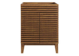 EEI-4598-WAL Render 24" Bathroom Vanity Cabinet - Sink Basin Not Included - By Modway