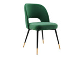 EEI-4599-EME Rouse Performance Velvet Dining Side Chairs Set Of 2 By Modway