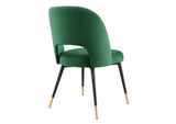 EEI-4599-EME Rouse Performance Velvet Dining Side Chairs Set Of 2 By Modway