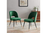 EEI-4599-EME Rouse Performance Velvet Dining Side Chairs Set Of 2 By Modway
