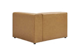 EEI-4622-TAN Mingle Vegan Leather Right-Arm Chair By Modway