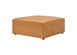 EEI-4624-TAN Mingle Vegan Leather Ottoman By Modway