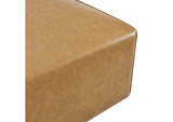 EEI-4624-TAN Mingle Vegan Leather Ottoman By Modway