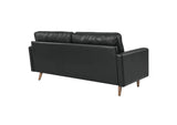 EEI-4633-BLK Valour Leather Sofa By Modway