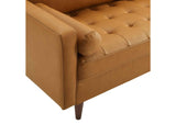 EEI-4633-TAN Valour Leather Sofa By Modway
