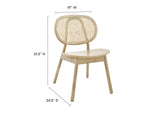 EEI-4649-GRY Malina Wood Dining Side Chair By Modway
