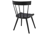 EEI-4650-BLK Sutter Wood Dining Side Chair By Modway